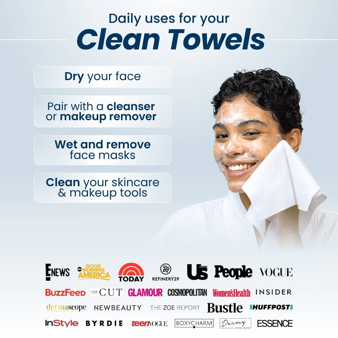 Clean Towels XL, 50 Count
