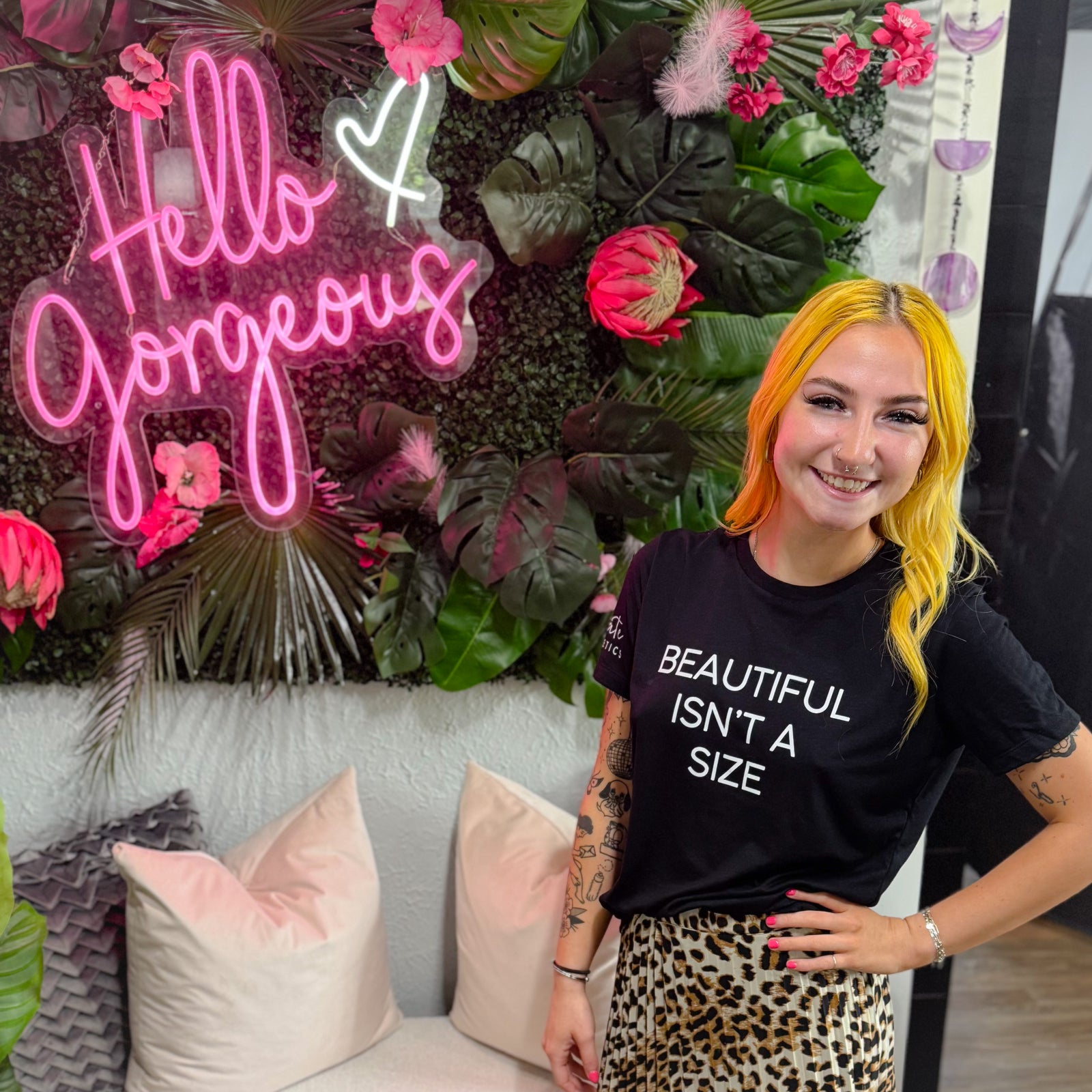 Elevate Esthetics Beautiful Isn’t a Size T-Shirt