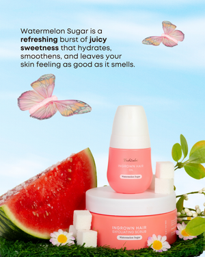 Bushbalm Watermelon Sugar Ingrown Hair Exfoliating Body Scrub