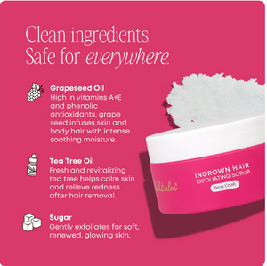 Bushbalm Ingrown Hair Exfoliating Body Scrub (Berry Crush)