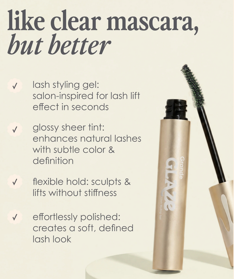 GrandeGLAZE Lash Styling Gel