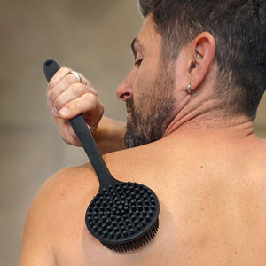 Long Handle Back & Body Shower Scrub Brush