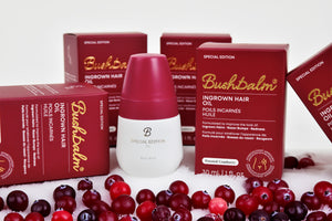 Bushbalm Frosted Cranberry  Ingrown Hair Oil