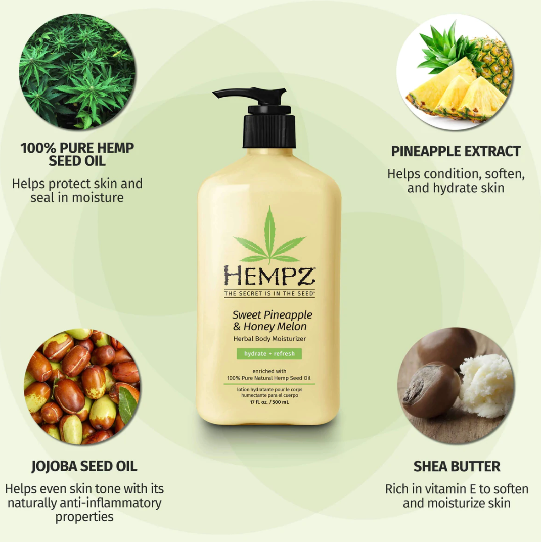 Sweet Pineapple & Honey Melon Herbal Body Moisturizer