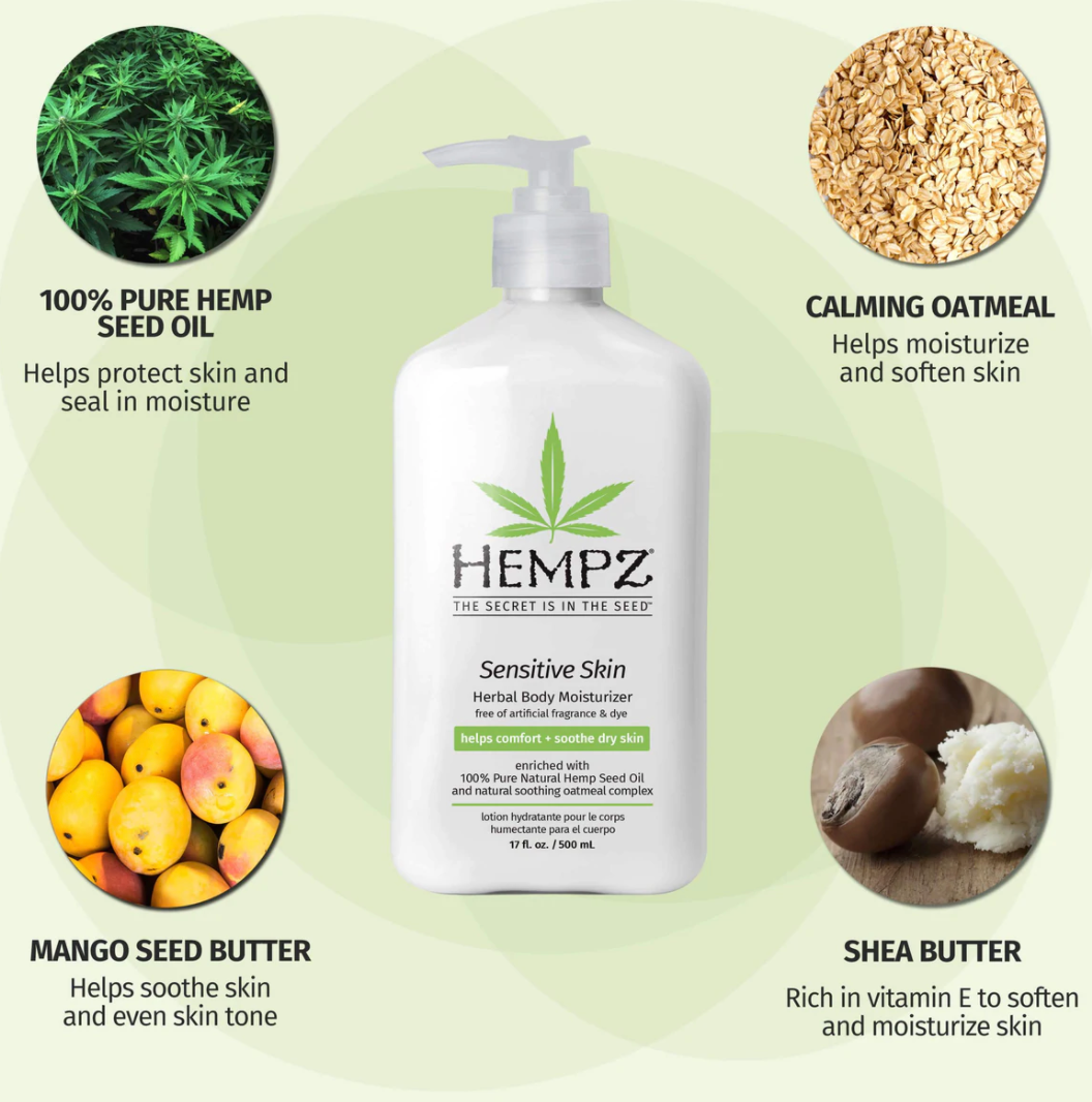 Sensitive Skin Herbal Body Moisturizer