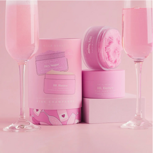 ♡ Pink Champagne Body Scrub + Body Butter Set